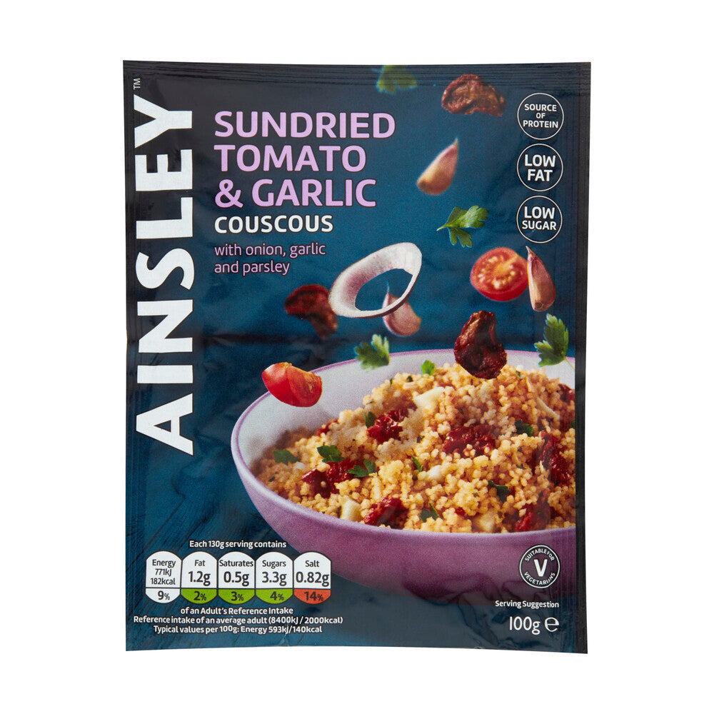 Ainsley Harriott Cous Cous Sundried Tomato & Garlic - 100g