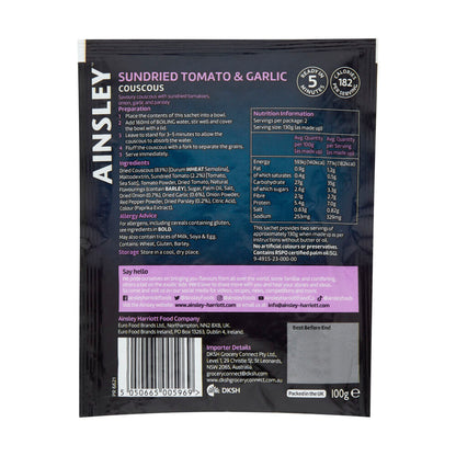 Ainsley Harriott Cous Cous Sundried Tomato & Garlic - 100g