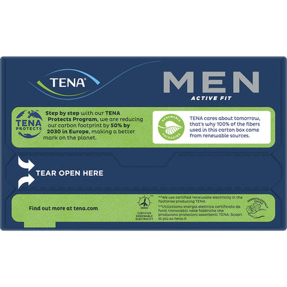 Tena Men Active Fit Absorbent Protector Level 1 Light 12 Pack