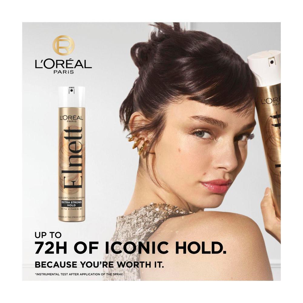 L'Oreal Paris Elnett Satin Supreme Hold Hairspray - 400mL