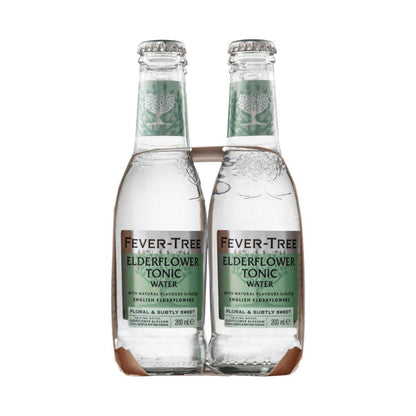 Fever-Tree Elderflower Tonic Water 4x200ml - 4 pack