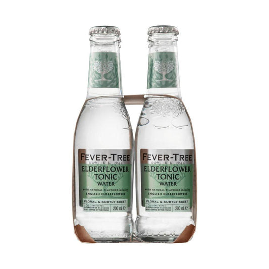 Fever-Tree Elderflower Tonic Water 4x200ml - 4 pack