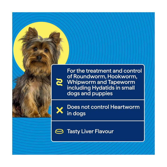 Purina Total Care Tasty All Wormer Small Dog Or Puppies Treatment - 1 pack