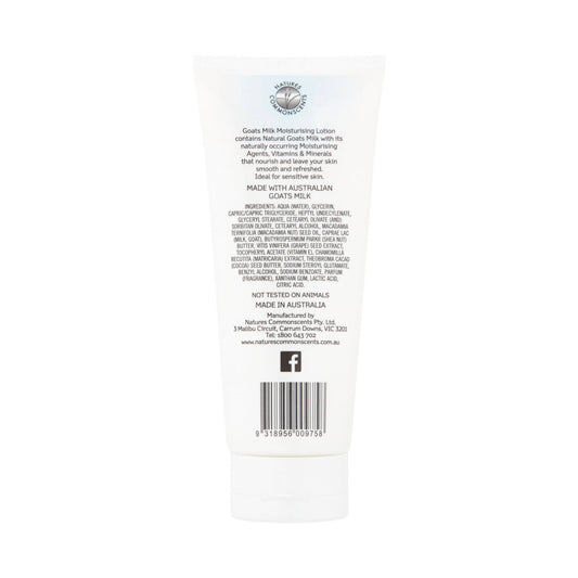 Natures Commonscents Goats Milk Moisturising Lotion - 200mL