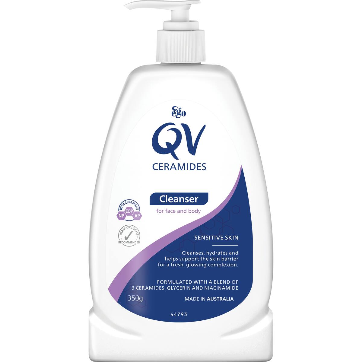 Qv Ceramides Cleanser 350g