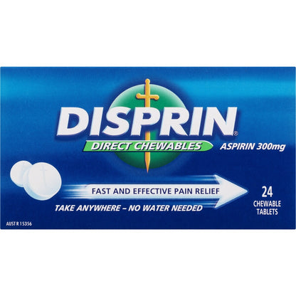 Disprin Direct Chewable Aspirin 300mg