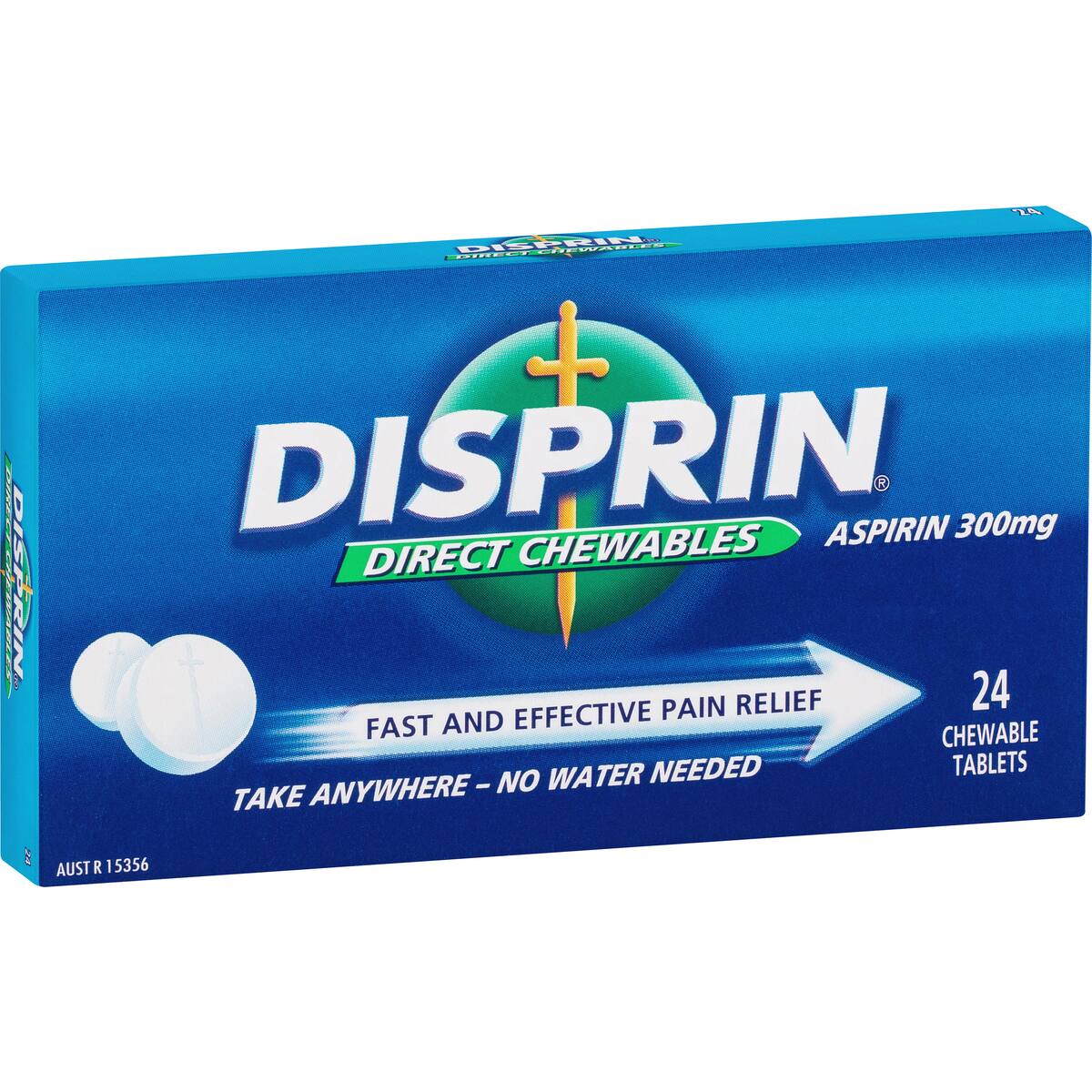 Disprin Direct Chewable Aspirin 24 Pack
