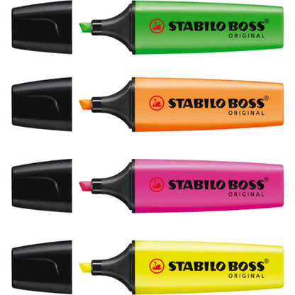 Stabilo Boss Highlighters 4 Pack