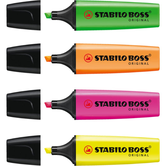 Stabilo Boss Highlighters 4 Pack
