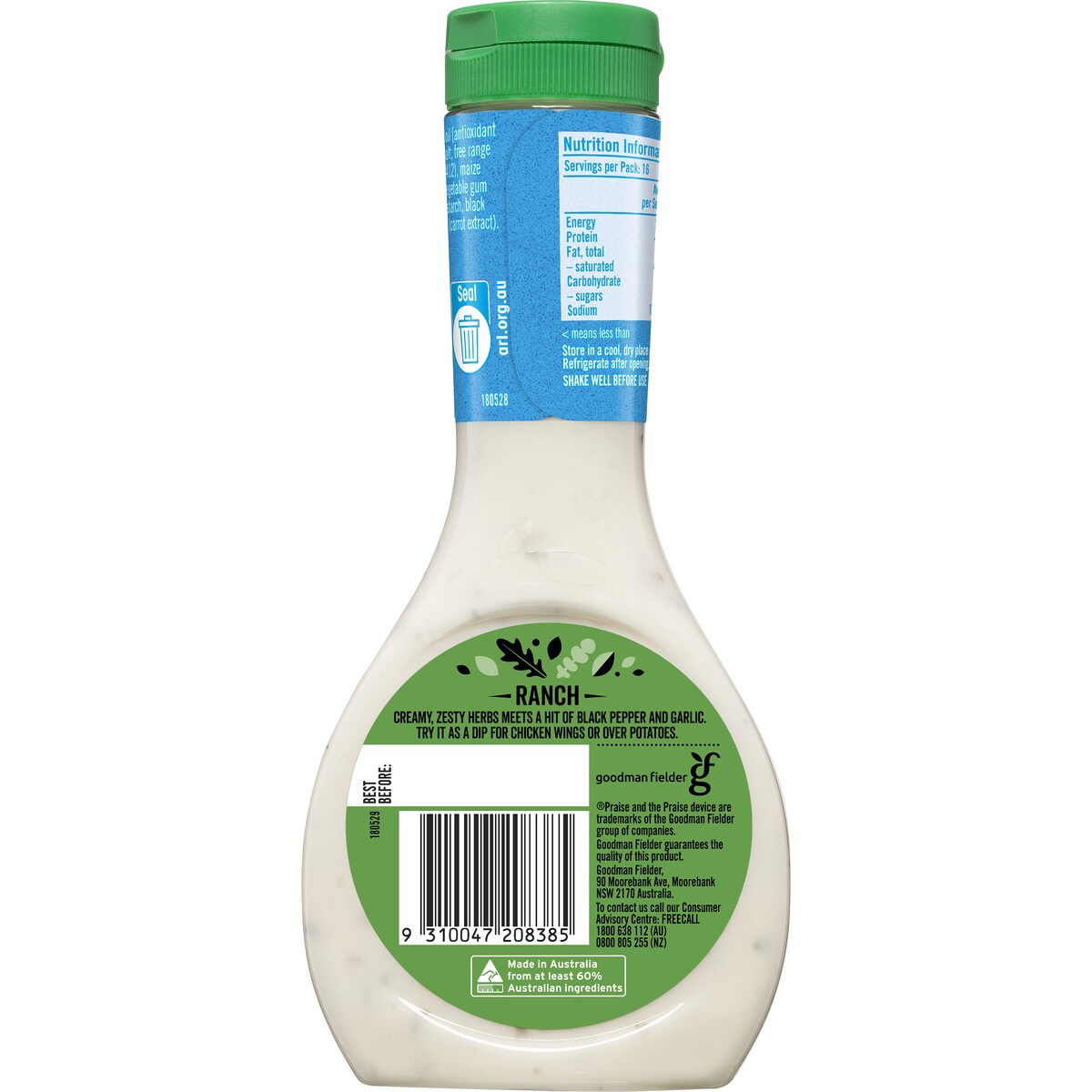 Praise Ranch Dressing Ranch 330mL