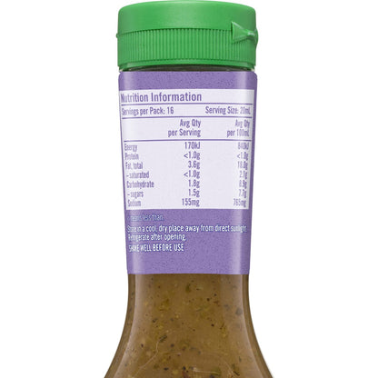 Praise Dressings Greek 330mL