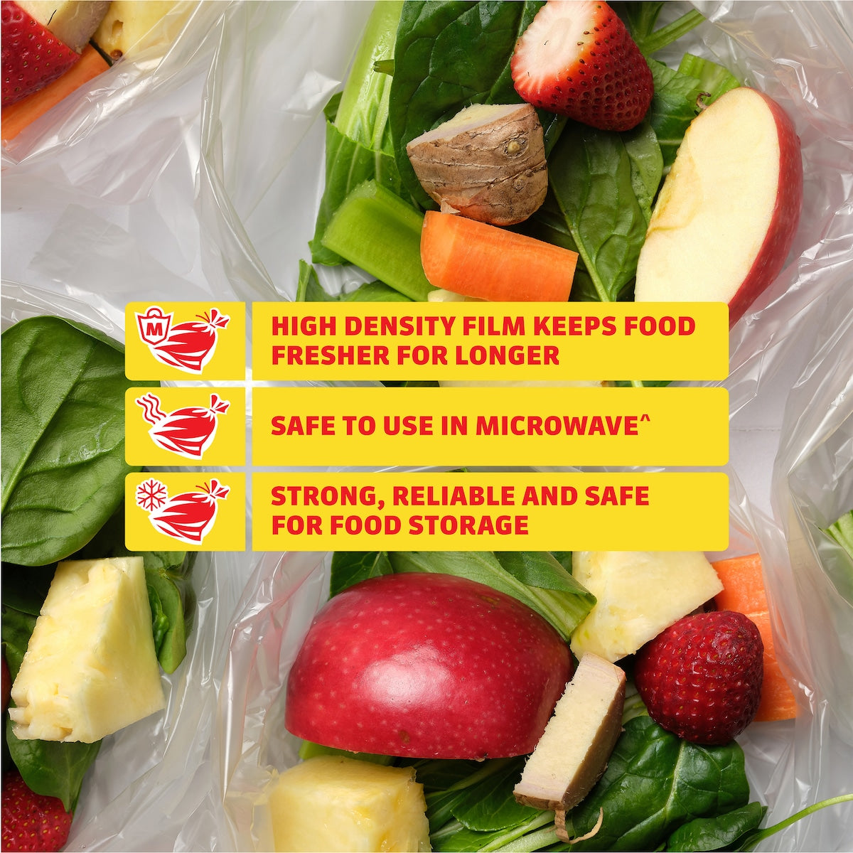 Multix Easy Tear Off Freezer Bags Medium 80 Pack