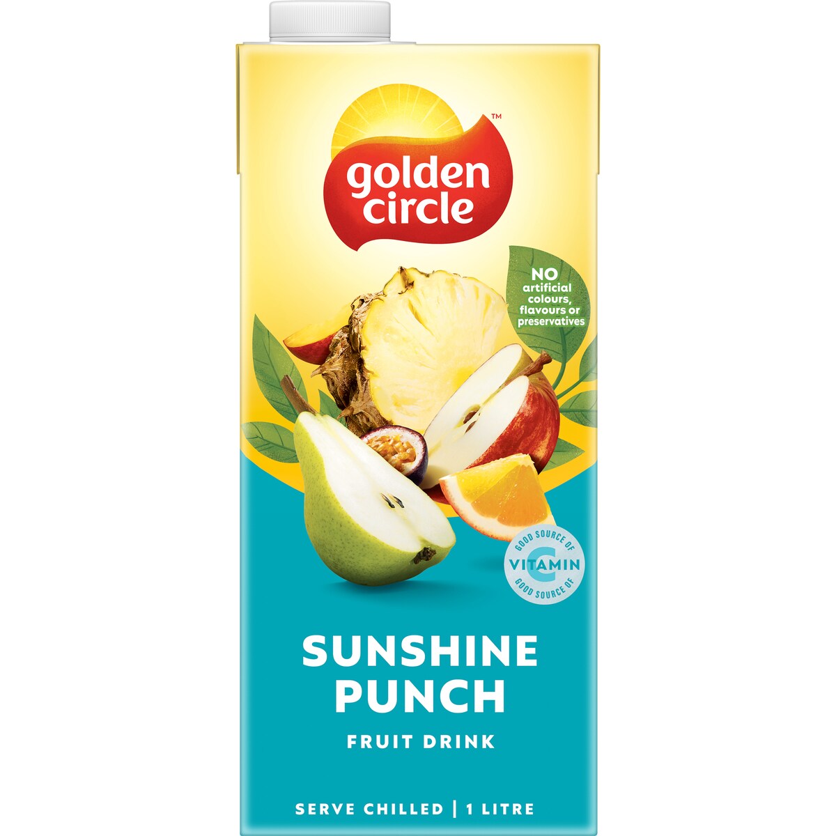 Golden Circle Drinks Sunshine Punch Fruit Drink 1l