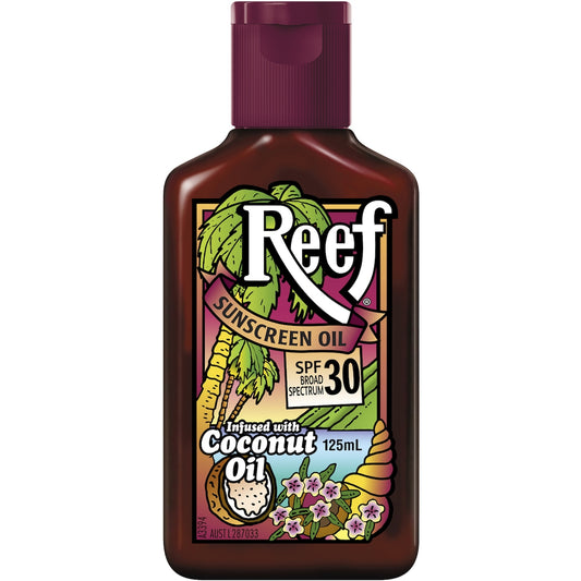 Reef Tanning Oil Coconut Sunscreen Spf 30+ 125ml