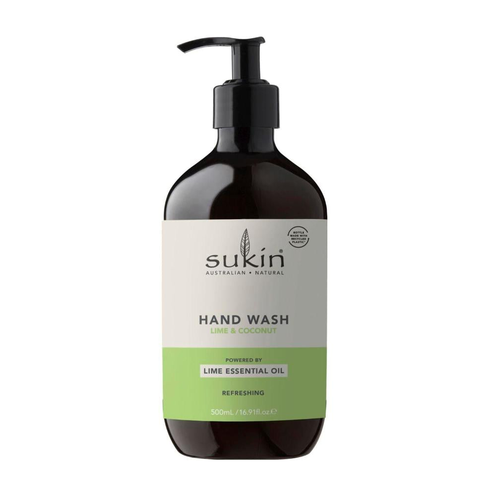 Sukin Cleansing Hand Wash Lime & Coconut - 500mL