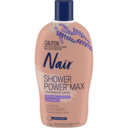 Nair Hair Removal Cream Shower Power Max 312g