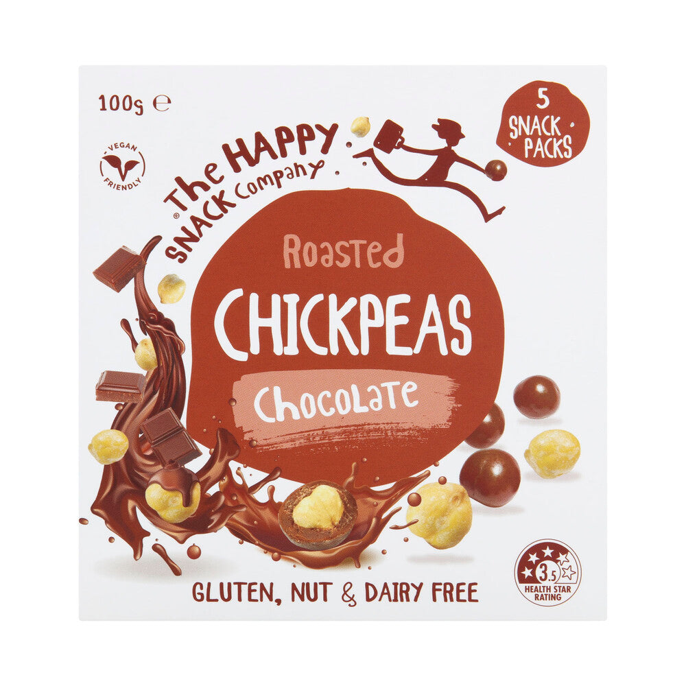 Happy Snack Company Chickpeas Chocolate 5x20g - 100g