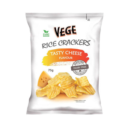 Vege Rice Crackers Tasty Cheese Flavour - 75g