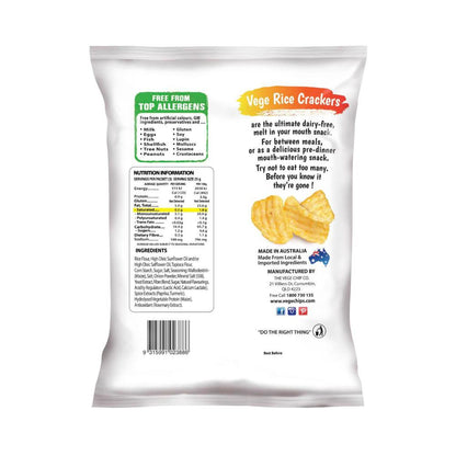 Vege Rice Crackers Tasty Cheese Flavour - 75g