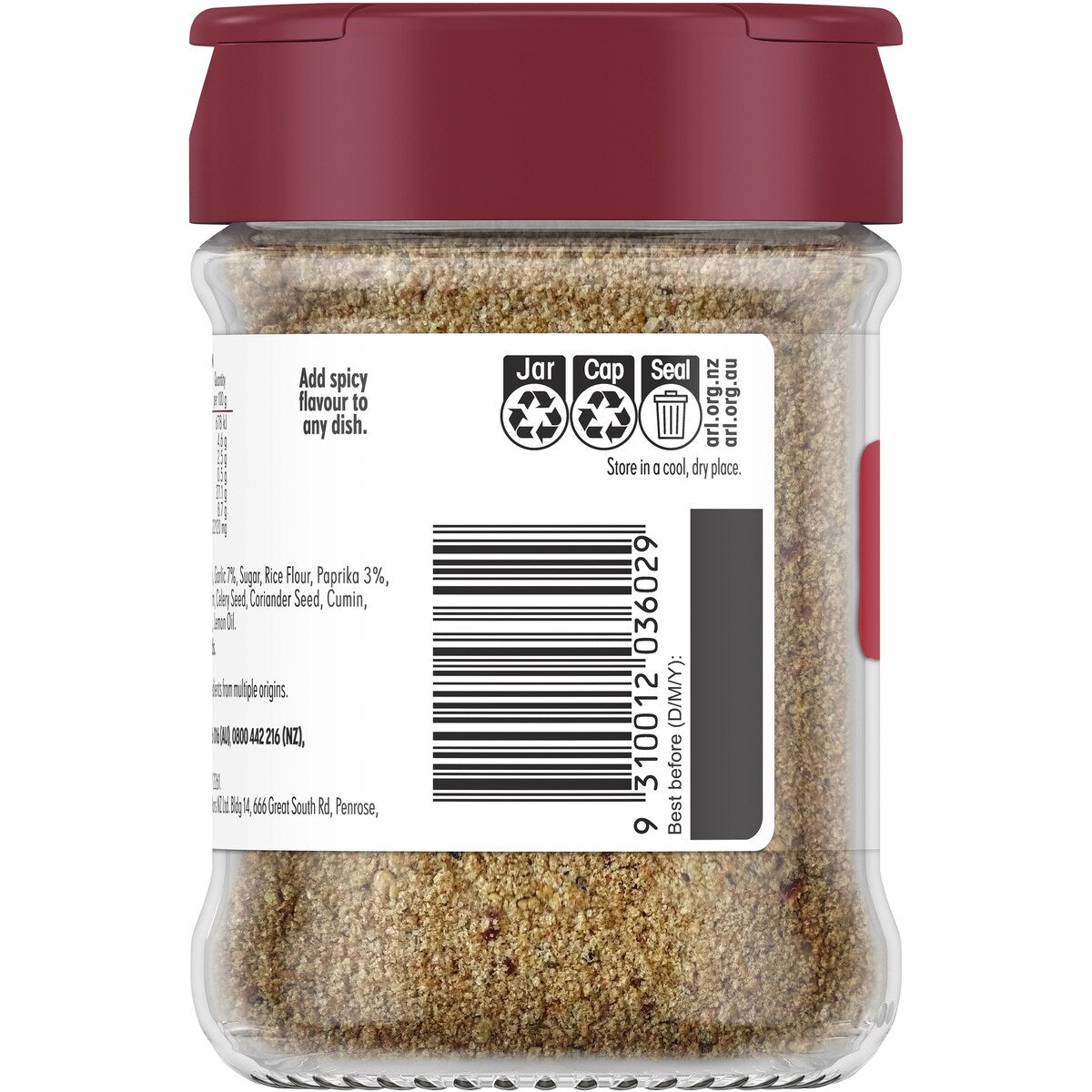 MasterFoods All Purpose Spicy Seasoning 190g