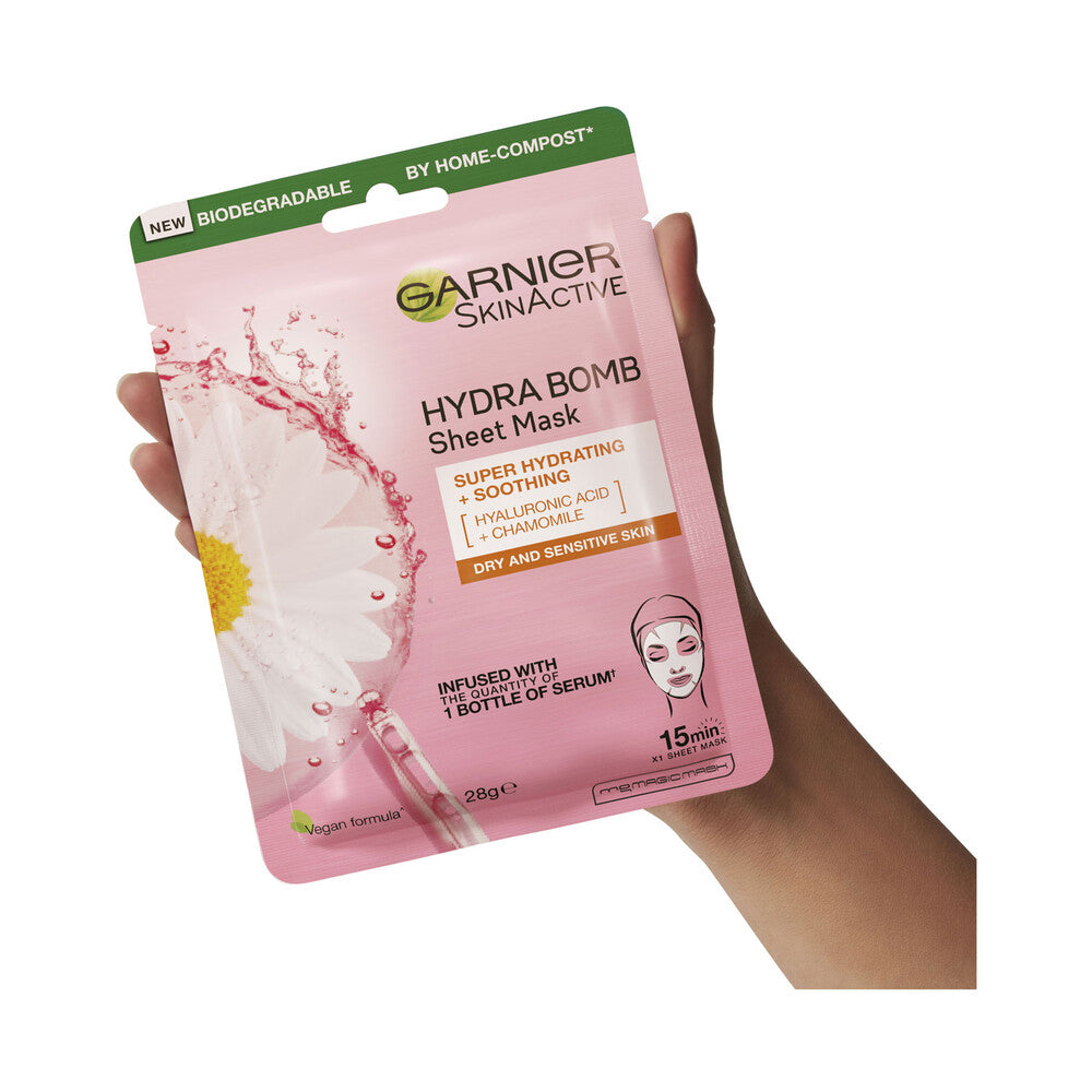 Garnier Hydrabomb Tissue Mask Camomile - 28g
