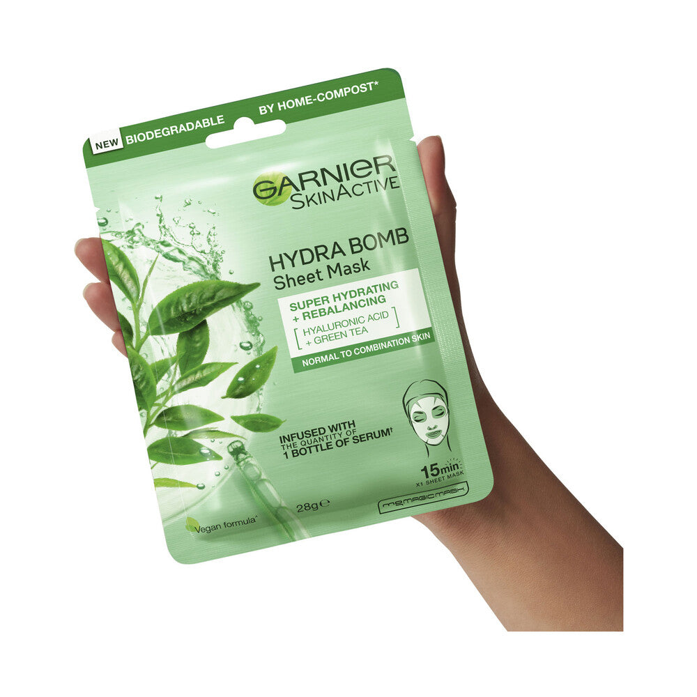 Garnier Hydrabomb Tissue Mask Green Tea - 28g