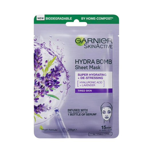Garnier Hydrabomb Tissue Mask Lavender - 28g