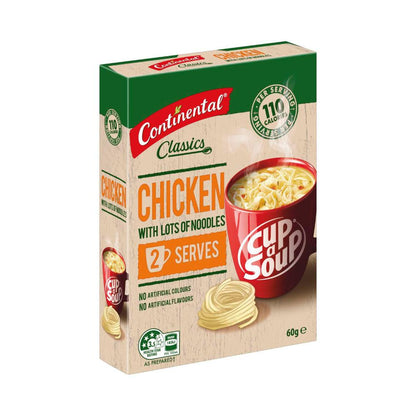 Continental Cup A Soup Chicken With Lots Of Noodles Serves 2 - 60g