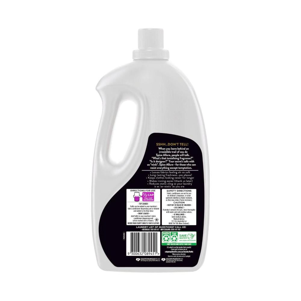 Fluffy Concentrate Liquid Fabric Softener Conditioner Fragrance Temptations Spice Allure - 2L