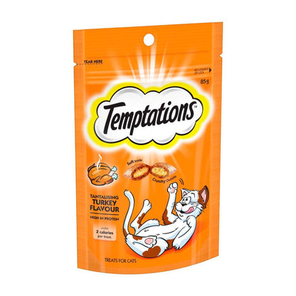 Temptations Tantalising Turkey Flavour Cat Treats - 85g