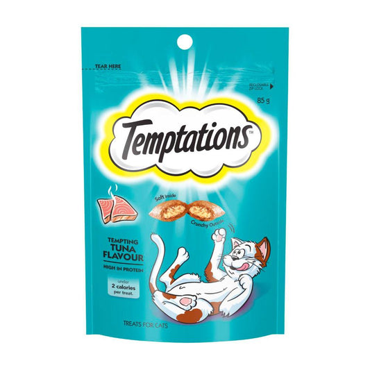 Temptations Tempting Tuna Flavour Cat Treats - 85g