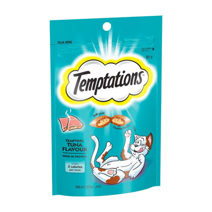 Temptations Tempting Tuna Flavour Cat Treats - 85g