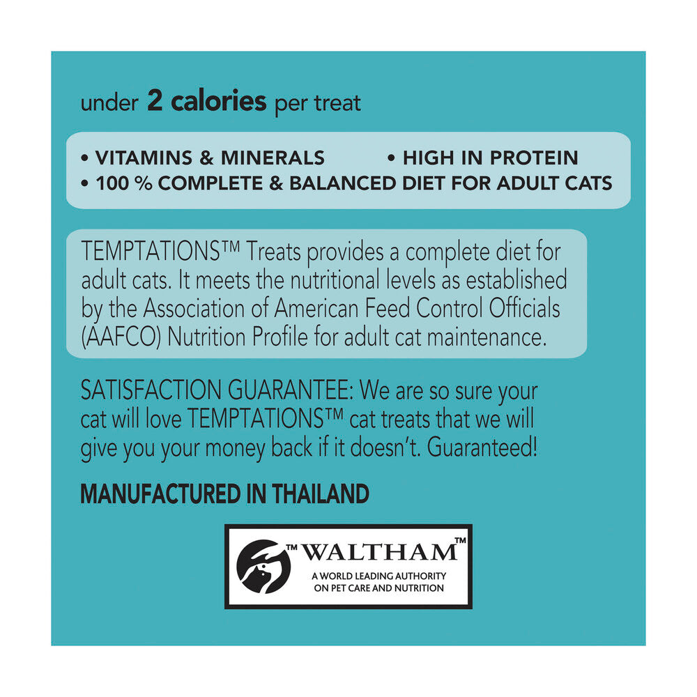 Temptations Tempting Tuna Flavour Cat Treats - 85g