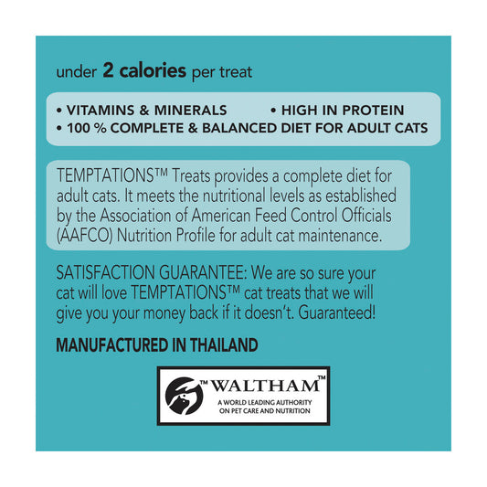 Temptations Tempting Tuna Flavour Cat Treats - 85g