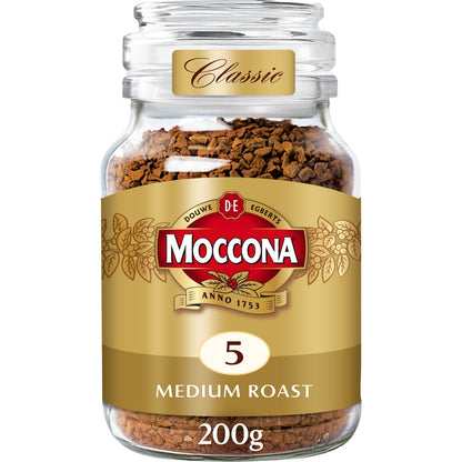 Moccona Freeze Dried Instant Coffee Classic Medium Roast 200g, 1pc