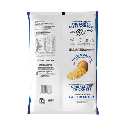 Smith's Crinkle Cut Potato Chips Party Bag Original - 380g