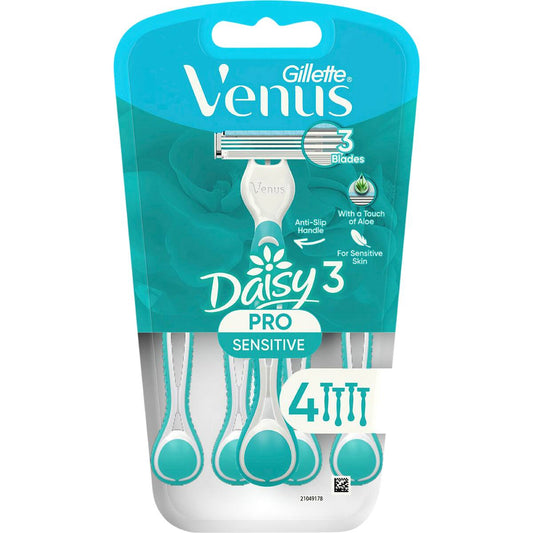 Gillette Simply Venus 3 Sensitive Disposable Razor 4 Pack