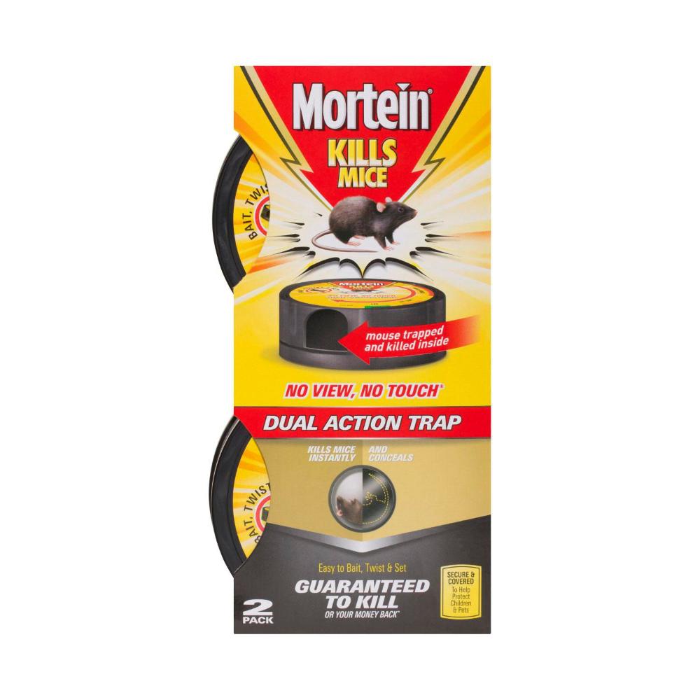 Mortein No View No Touch Trap Twin Pack - 2 Pack