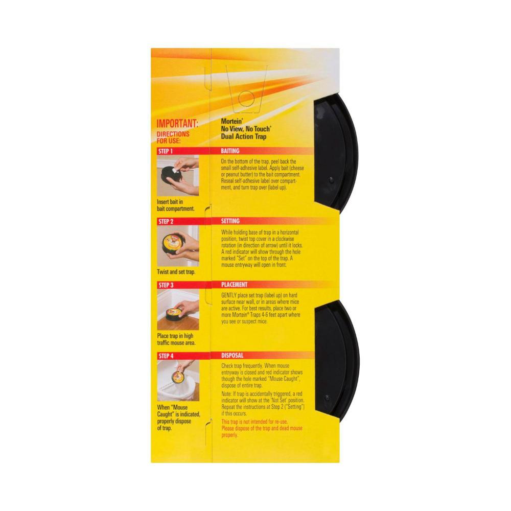 Mortein No View No Touch Trap Twin Pack - 2 Pack