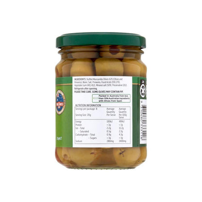 Three Threes Stuffed Olives - 250g