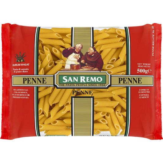 San Remo Penne Pasta No 18 500g