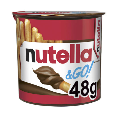 Nutella Go Hazelnut Spread With Cocoa Breadsticks Multipack 48g - 4 pack