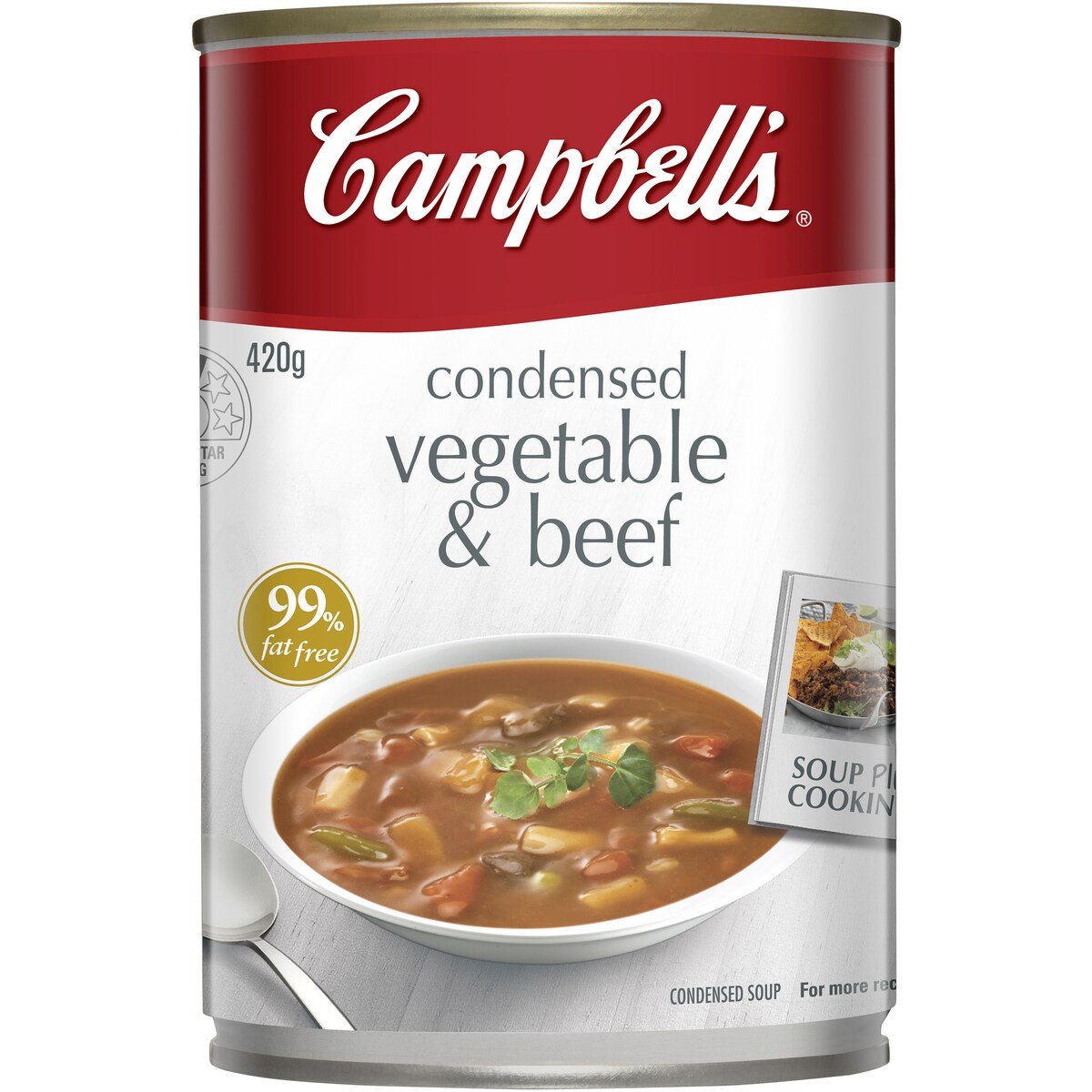 Campbells Condensed Soup Vegetable & Beef 420g