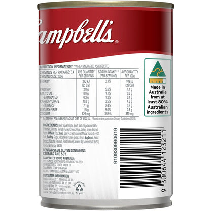Campbells Condensed Soup Vegetable & Beef 420g