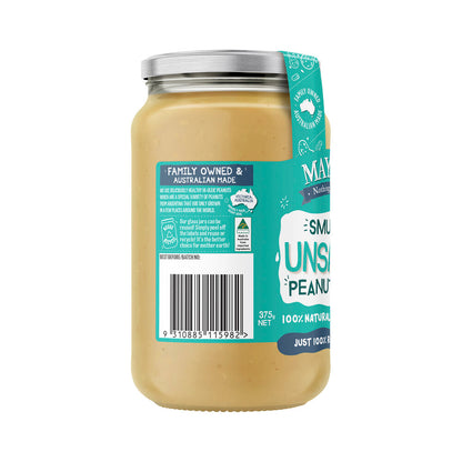Mayver's Smunchy Natural Unsalted Peanut Butter - 375g