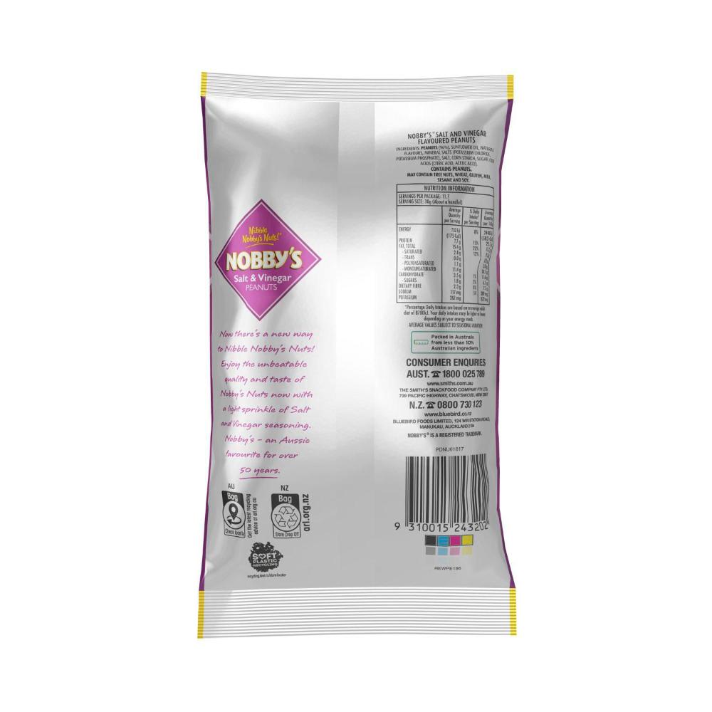 Nobby's Salt And Vinegar Peanuts - 350g