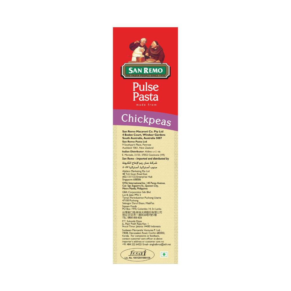 San Remo Chickpeas Spirals Pulse Pasta - 250g