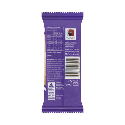 All Natural Bakery Oat Slices Yoghurt Blueberry & Cranberry - 100g