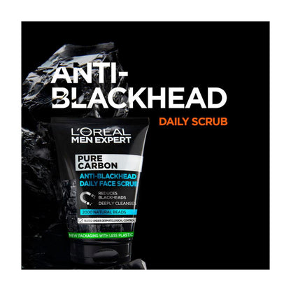 L'Oreal Paris Men Pure Carbon Face Scrub - 100mL
