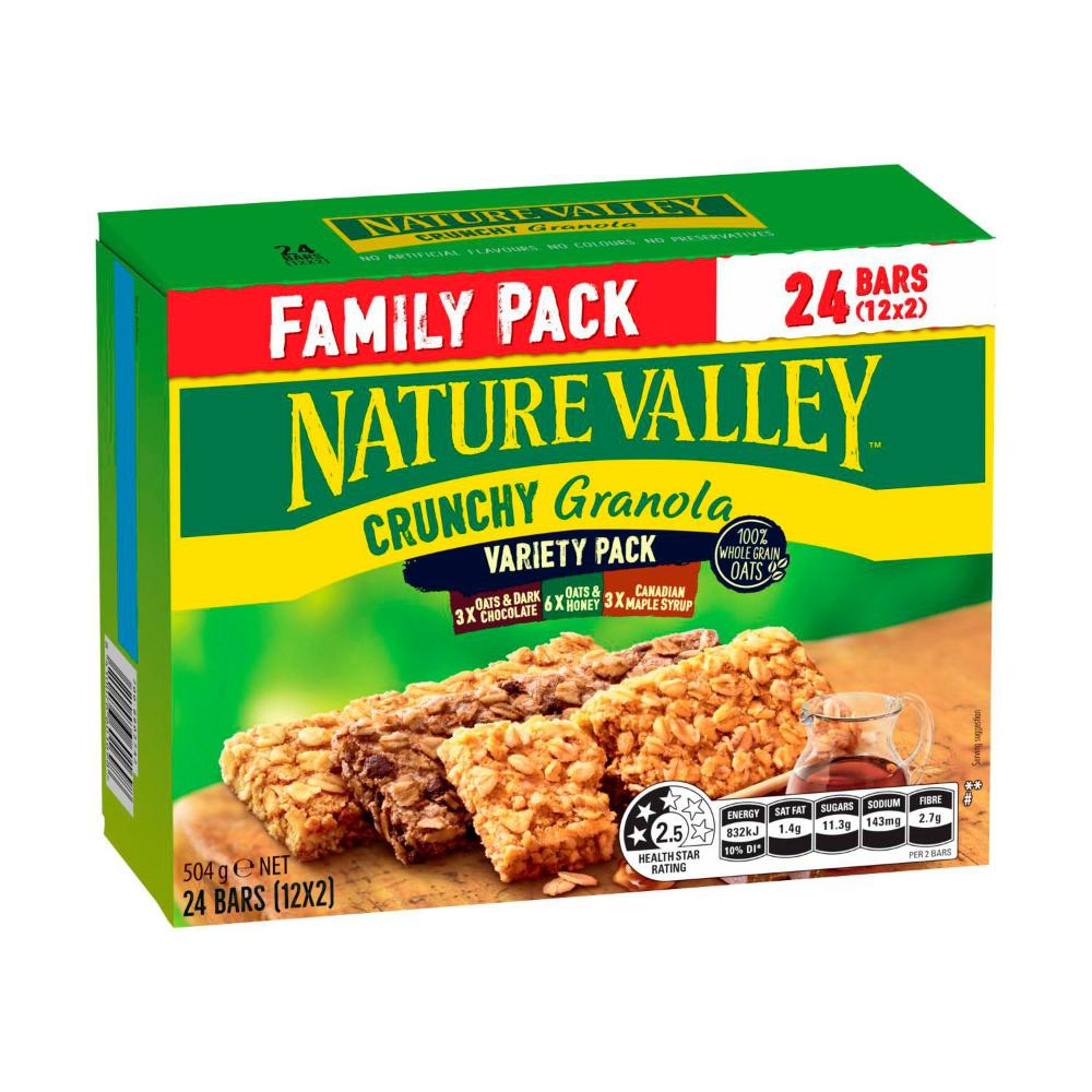 Nature Valley Crunchy Variety Family Pack - 504g